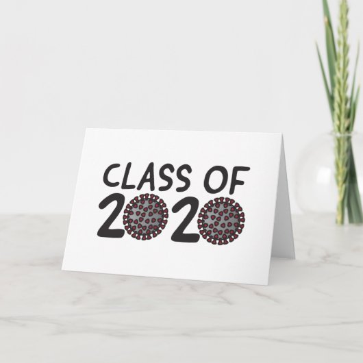 Carte Classe de l'année 2020 Coronavirus (Devant)