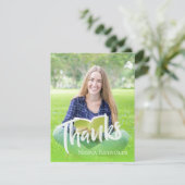 Carte Classe de Merci de graduation en typographie 2024 (Debout devant)