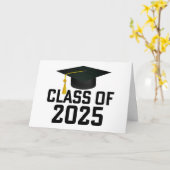 Carte Classe de style Letterman de 2025 (Fleur jaune)