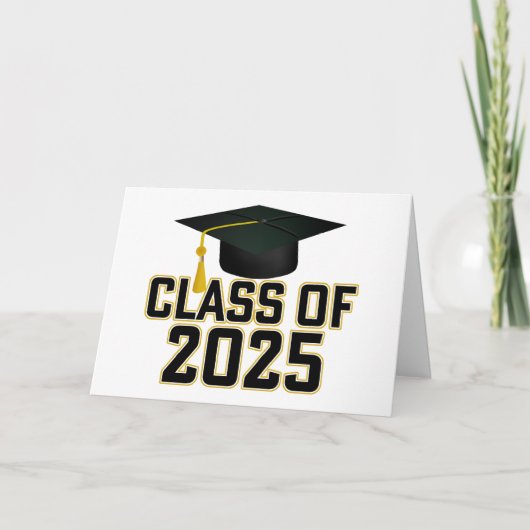 Carte Classe de Varsity Letterman de 2025 (Devant)