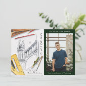 Carte Classe d'ingénieur en architecture (Debout devant)