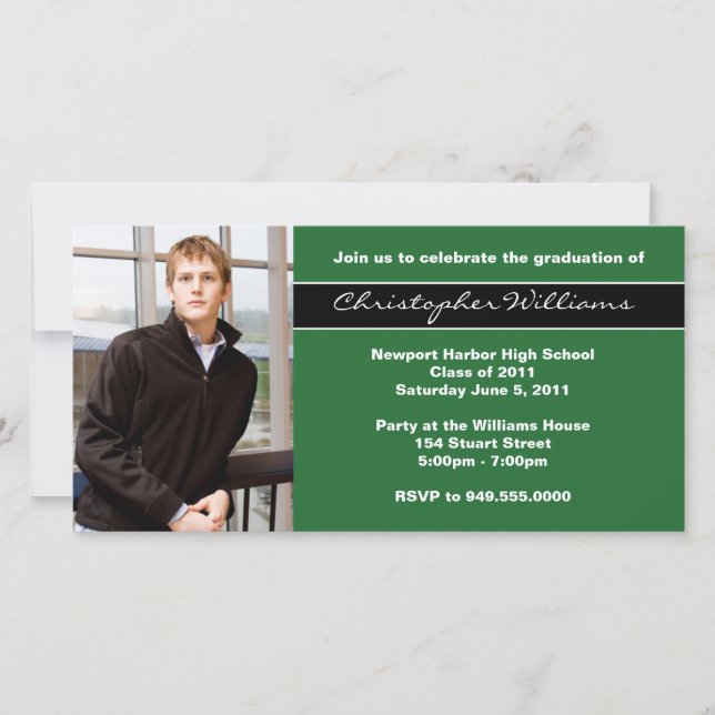 Carte Classe d'invitation de diplôme de 2011 (Devant)