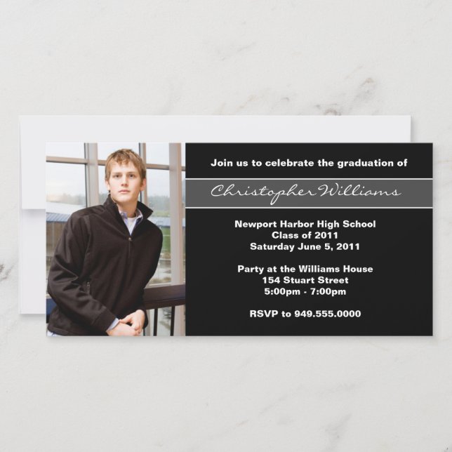 Carte Classe d'invitation de diplôme de 2011 (Devant)