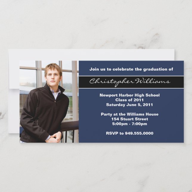 Carte Classe d'invitation de diplôme de 2013 (Devant)