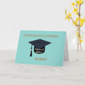 CARTE CLASSE DU CAP DE DIPLÔME (Fleur jaune)