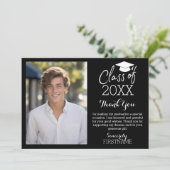 Carte Classe du Merci de diplôme 20XX Photo (Debout devant)