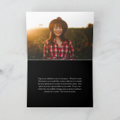 Carte Classé Elegant Gold MD Caduceus 1 Photo Noir (Intérieur)