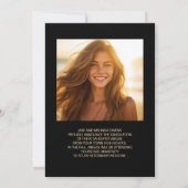 Carte Classe élégante de 2024 - Diplôme Photo (Dos)