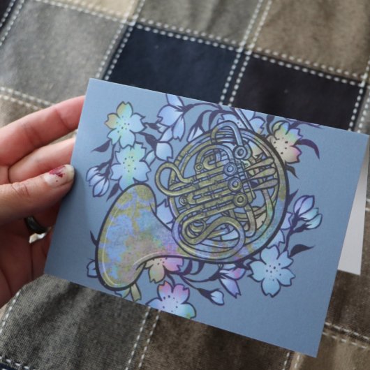 Carte Classe Fleurs Bleues de la Corne Française