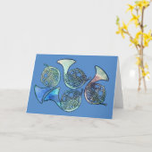 Carte Classe French Horn (Fleur jaune)