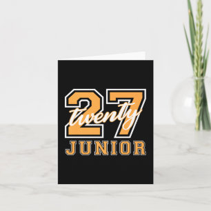Carte Classe Junior 2027 Graduation Retour À L'École Ora