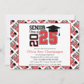 Carte Classe noire et rouge de 2025 (Devant)