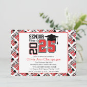 Carte Classe noire et rouge de 2025 (Debout devant)