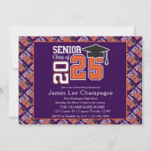 Carte Classe pourpre et orange de 2025 (Devant)