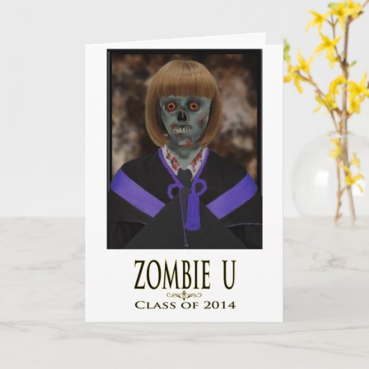 Carte Classe U Zombie de 2014 (Fleur jaune)