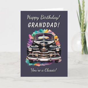 Carte Classic 1940 Car Grand-père Vous êtes Anniversaire