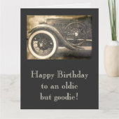 Carte Classic Antique Car Big Birthday Card (Devant)