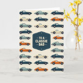 Carte Classic Auto Dads Day Card (Fleur jaune)