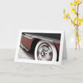 Carte Classic Car 15 Greeting Card (Fleur jaune)