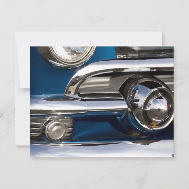Carte Classic Car Chrome Closeup (Devant)