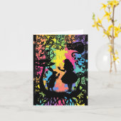 Carte Classic Fairy Tale.  Blank Card (Fleur jaune)