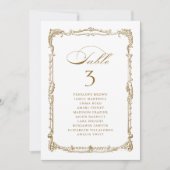 Carte Classic Gold Vintage Frame Classic mariage (Devant)