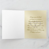 Carte Classic Golden 50e anniversaire de Mariage 8,5x11 (Intérieur)