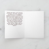 Carte Classic Graduation Ceremony Theme (Intérieur)