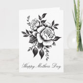 Carte Classic Happy Mothers Day Floral Greeting Cards (Devant)