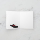 Carte Classic Lady Red Dress Note (Intérieur)