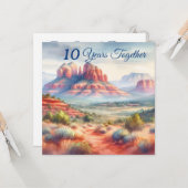 Carte Classic Red Rock Arizona États-Unis destination va (Devant/Arrière en situation)