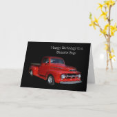 Carte Classic Truck Papa Anniversaire (Fleur jaune)