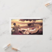 Carte Classical Idyll (par Frederic Leighton) (Devant/Arrière en situation)