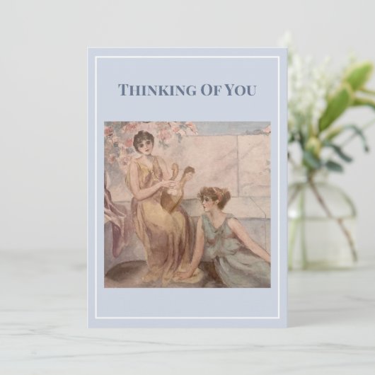 Carte «Classical Ladies – “Thinking of You”» (Debout devant)