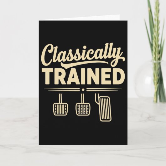 Carte Classically Trained Manual Car Pedals Driving (Devant)