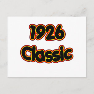 Carte Classique 1926