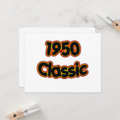 Carte Classique 1950 (Devant/Arrière en situation)