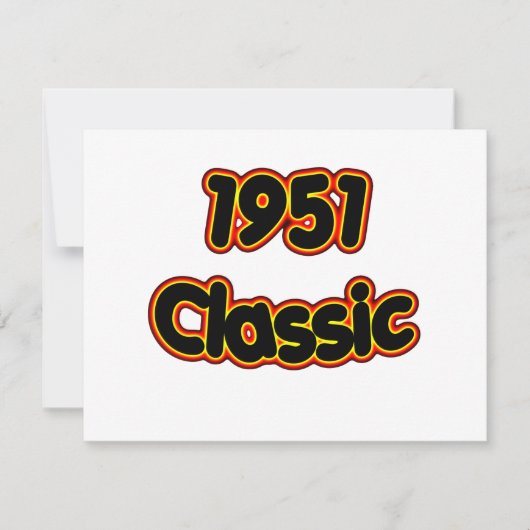 Carte Classique 1951 (Devant)