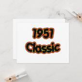 Carte Classique 1951 (Devant/Arrière en situation)