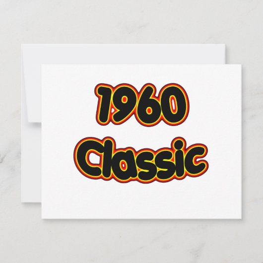 Carte Classique 1960 (Devant)
