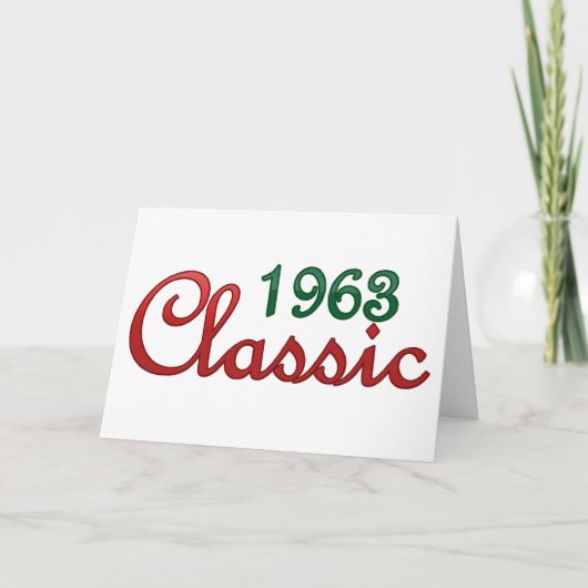 Carte Classique 1963 (Devant)