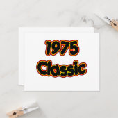 Carte Classique 1975 (Devant/Arrière en situation)