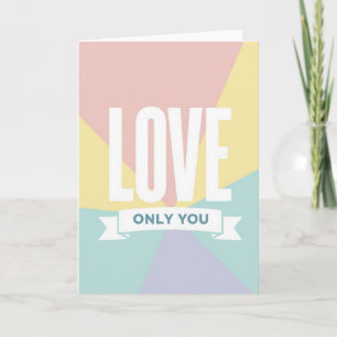 Carte Classique Amour Rien Que Pour Vous