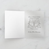 Carte classique argent pour les 25 ans de mariage (Intérieur)