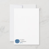 Carte classique Ball en Fil Bleu (Devant)