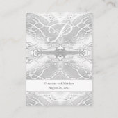 Carte classique catholique Monogramme Détails (Dos)