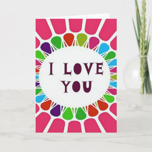 Carte Classique Coup de Foudre Je T'Aime