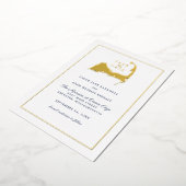 Carte Classique de Cape Cod pour Mariage Save the  (Rotation)