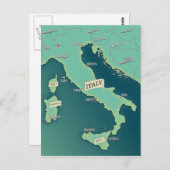 Carte Classique De L'Italie (Devant / Derrière)