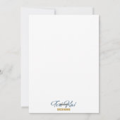 Carte classique de Noël très joyeux avec patinage  (Dos)